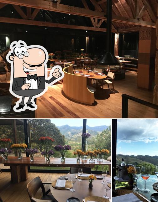 Veja imagens do interior do Mina Restaurante