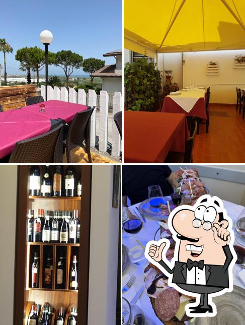 Dai un'occhiata agli interni di Osteria Gallo Nero