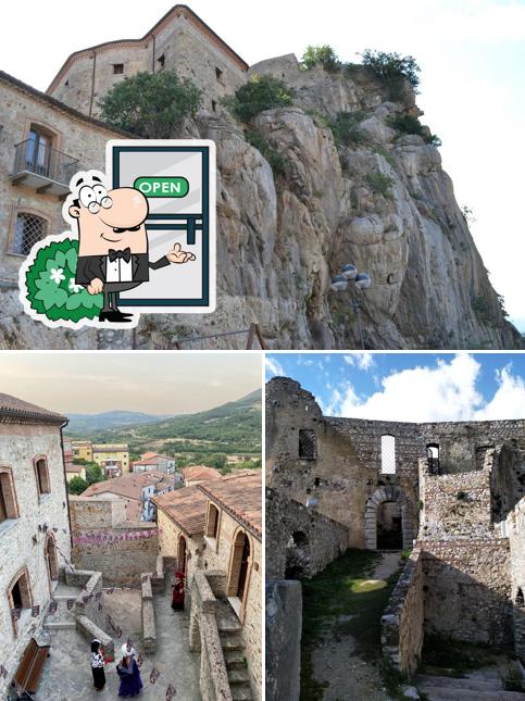Gli esterni di Albergo Diffuso Quaglietta