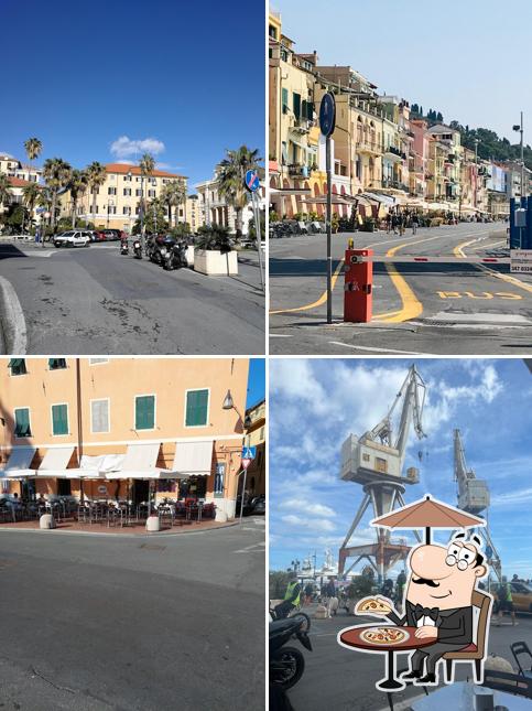 Goditi la vista dagli esterni di Bar Bon Caffè al N.11