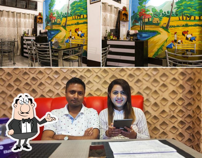 The photo of Darrangi Pakghar’s interior and beverage