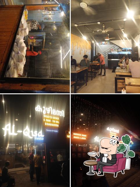 The restaurant's interior and exterior