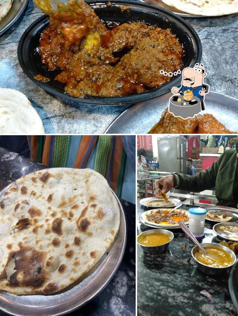 Naan at Super canteen. Veg.non.veg