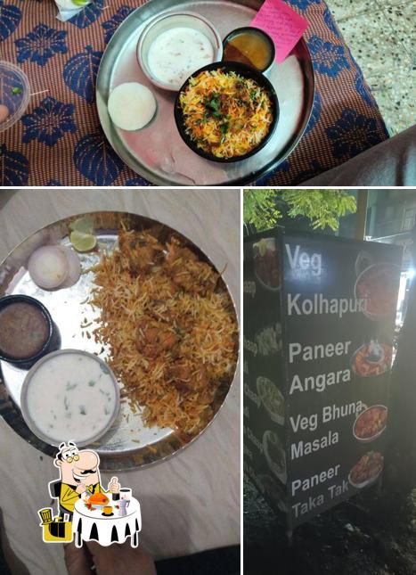 Meals at Singh's biryani & kebabs