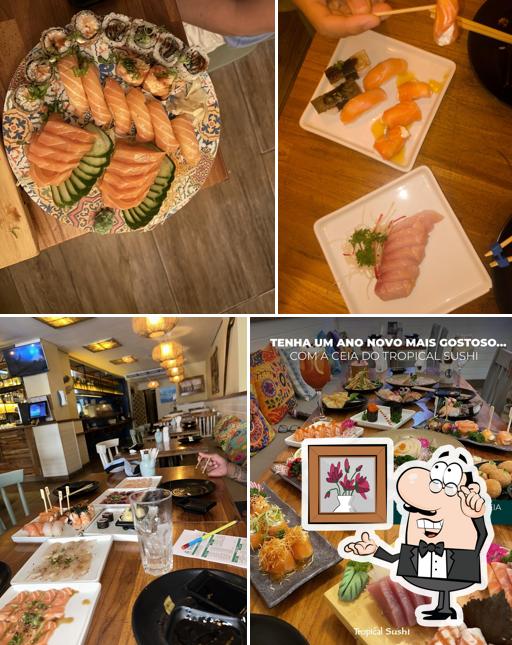 Veja imagens do interior do Tropical sushi