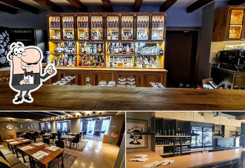 Gli interni di Meneghetti Restaurant & Bar