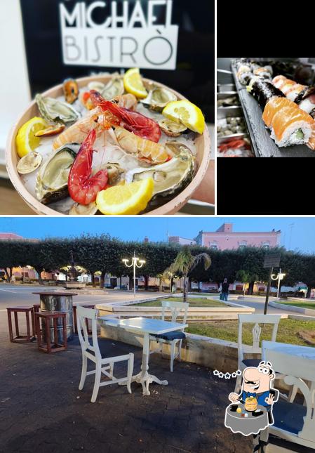 La foto di cibo e interni da Michael bistró