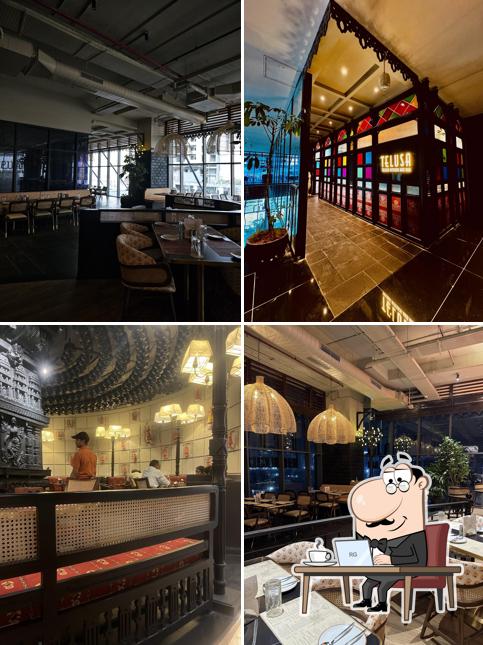 Check out how Telusa Telugu Kitchen and Bar looks inside