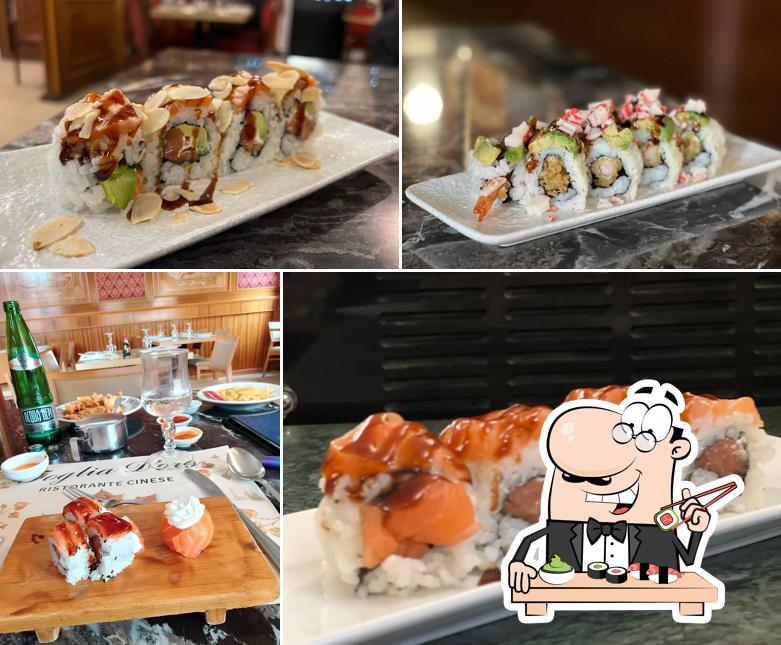 Concediti un sushi a Ristorante Cinese Giapponese Thailandese Foglia d'oro