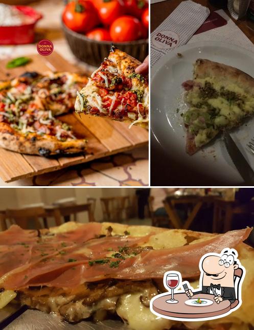 Comida em Donna Oliva Pizzaria