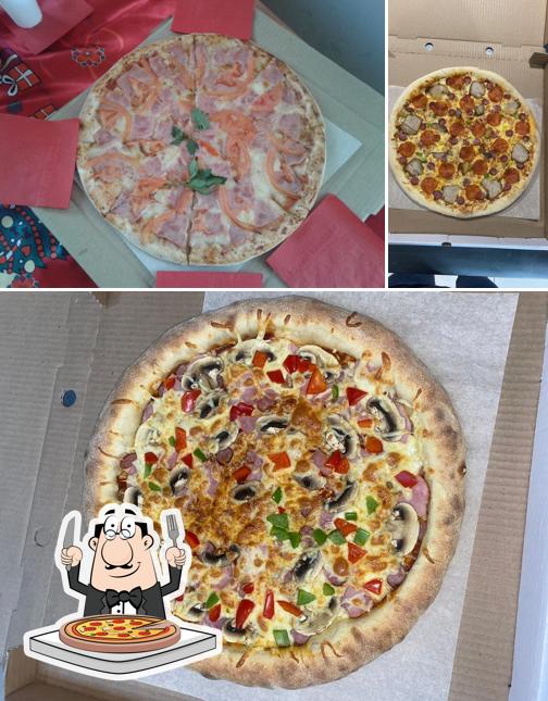 Prenez différents types de pizzas