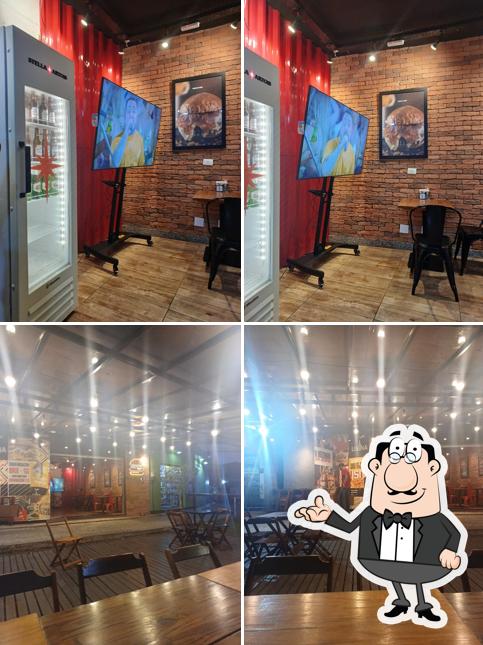O interior do Usina Burger Freguesia