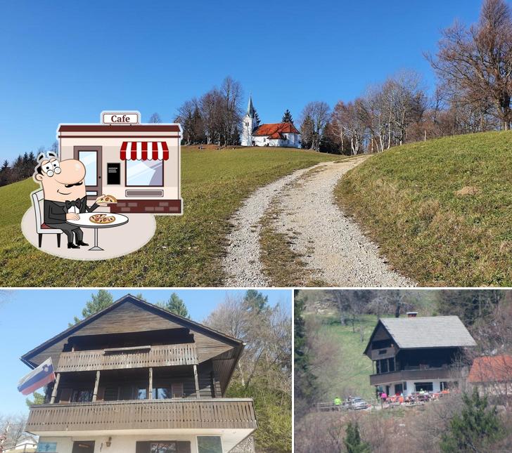 L'area esterna è una caratteristica importante di Brunarica Na Osolniku