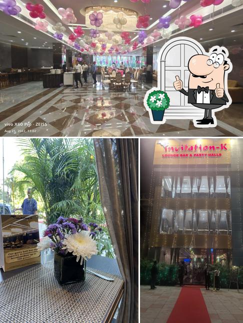 The restaurant's exterior and interior
