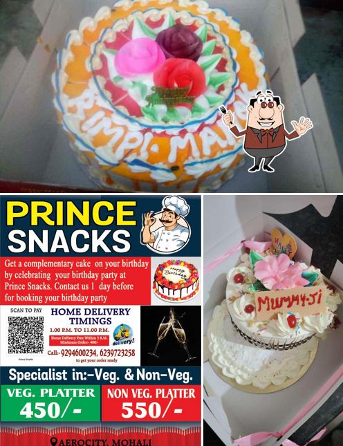 Food at New Prince Snacks