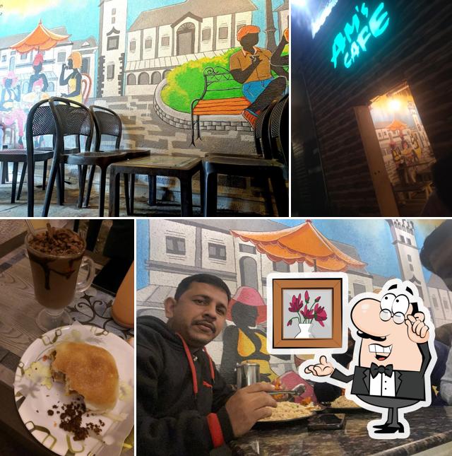 The interior of A M'S Cafe