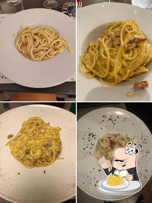 Spaghetti alla carbonara al Ristorante Pizzeria 4 Cantoni