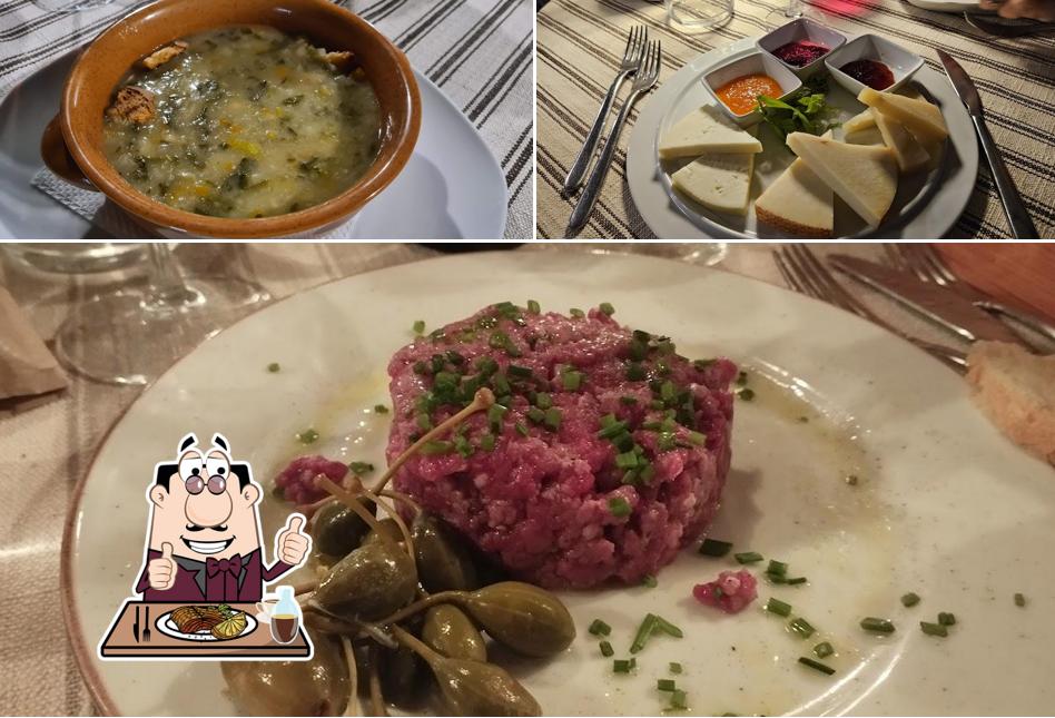 Tartaredi manzo al Ristorante Trattoria Osenna