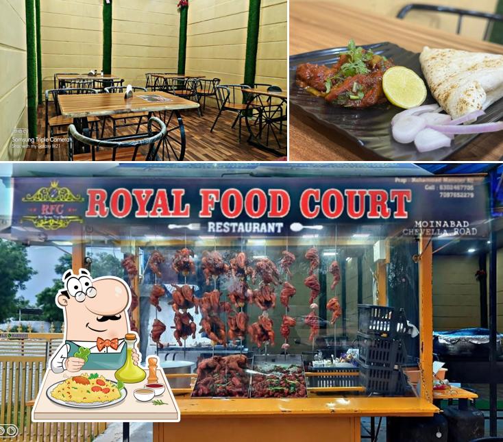 Among different things one can find food and interior at Royal Food Court