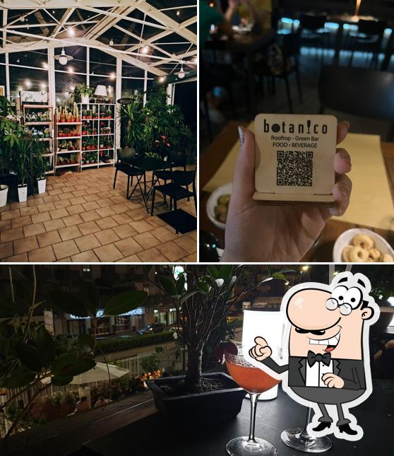 Dai un’occhiata alla immagine che mostra la interni e alcol di Botanico Roof&Aperitif Bar
