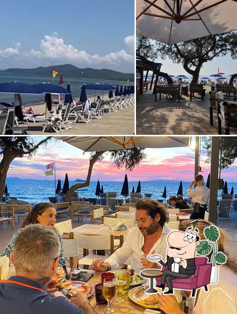 Gli interni di "La Pagoda" - Gallia Beach Club