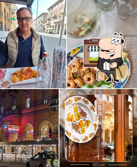 La esterno e bevanda del ristorante