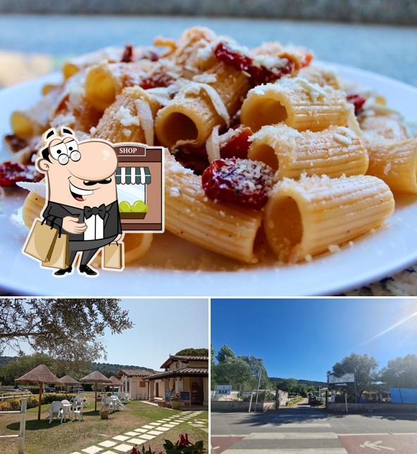 Questa è la foto che presenta la esterno e cibo di Le Muse