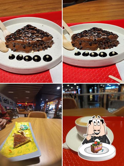 Chocolate cake at Emporio Coffee Lounge (Best Coffee Shop in CCM Mall)