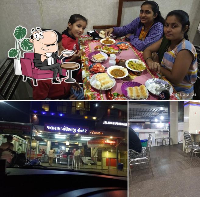 Check out how Jalaram Pavbhaji Center looks inside