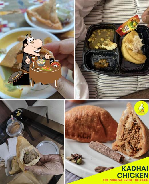 Food at The Samosa Lab