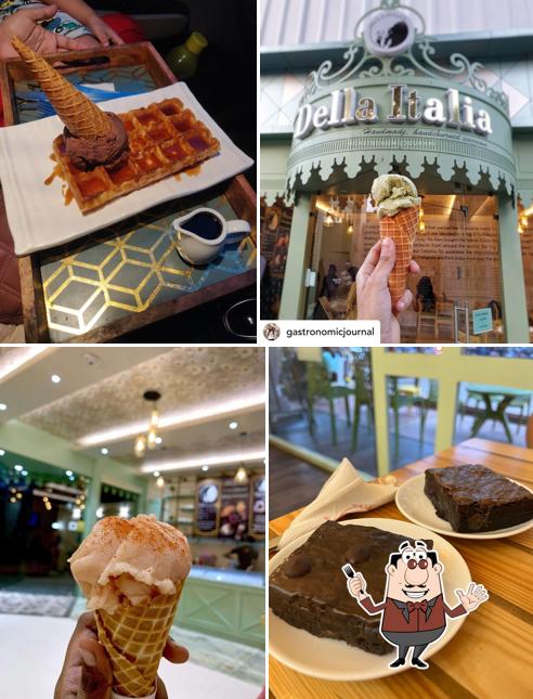 Ice cream at Della Italia- Icecream Cafe