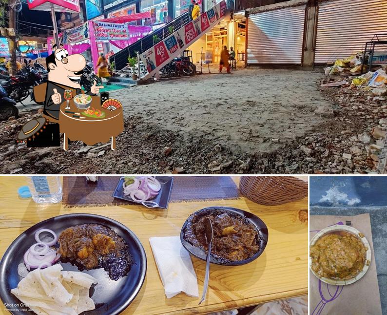 The picture of Handi Darbar’s food and exterior