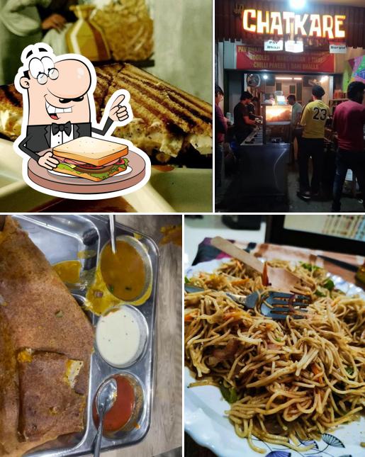 Grilled cheese sandwich at Desi Chatkare