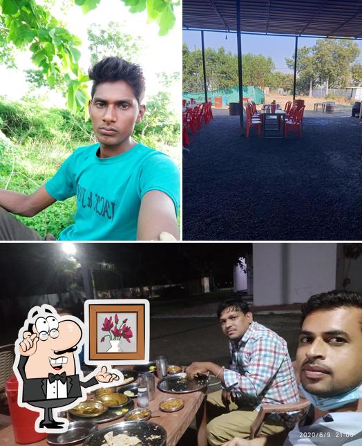 The interior of Gappy Ka Jain Dhaba