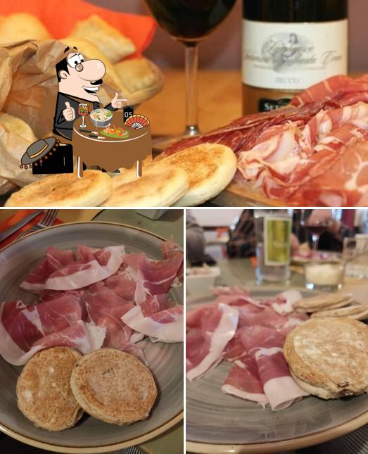 Prosciutto crudo al Trattoria la Ciuséra