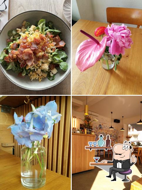 Gli interni di Café du Bonheur