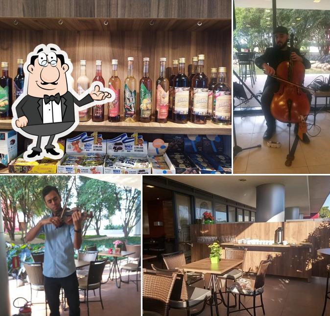 O interior do Empório Café com Viagem