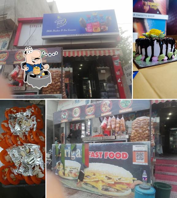 Food at Karigar sweets shop