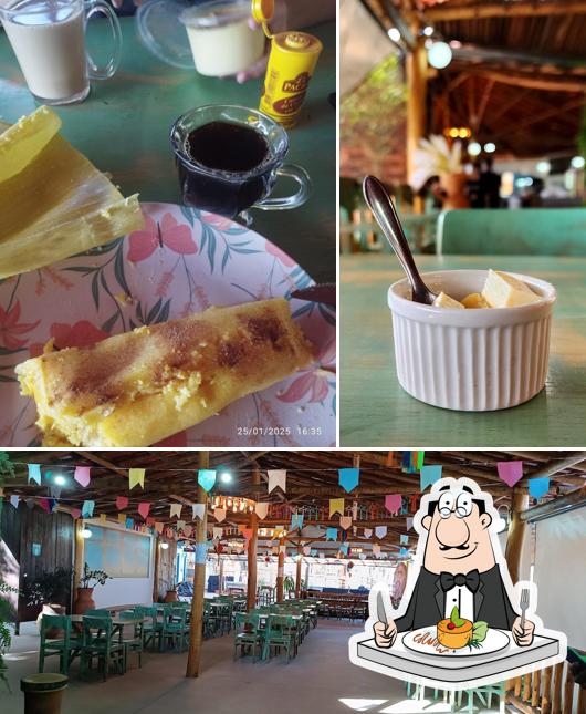 A foto a Meio da Roça’s comida e interior