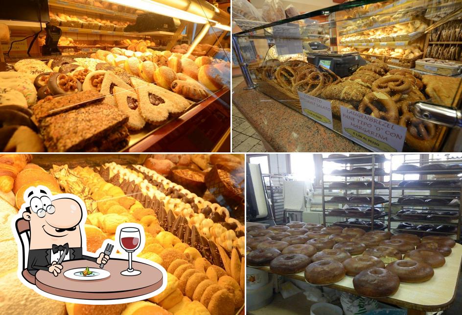 Cibo al Panificio Zanoner negozio Canazei