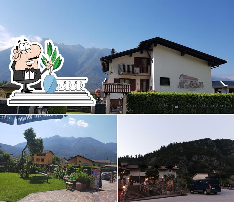 Goditi la vista dagli esterni di Albergo Ristorante Al Fogolar di Mainardis Alex