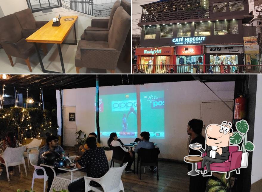 The interior of Cafe Hideout