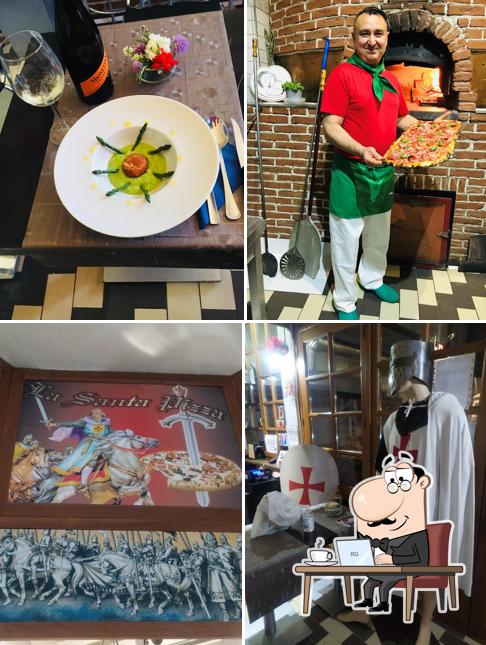 Dai un'occhiata agli interni di La Santa Pizza