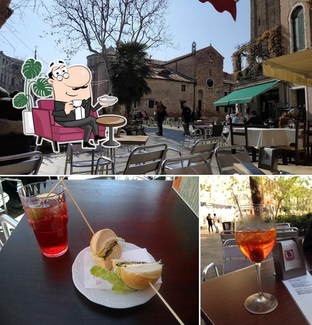 Gli interni di Al Prosecco