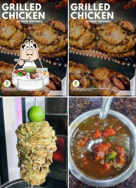 Hot and sour soup at Arabian Nitz Restaurant