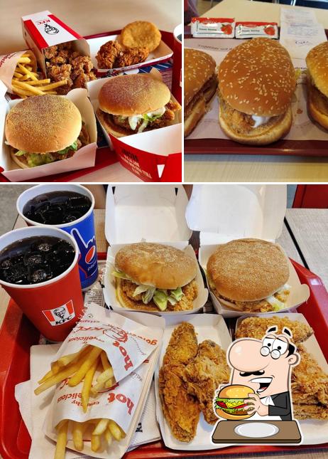 KFC provides a number of options for burger lovers