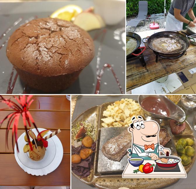 Paella al Restaurant Camping des Pêches