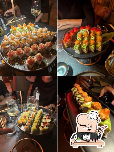 Prova le diverse opzioni di sushi