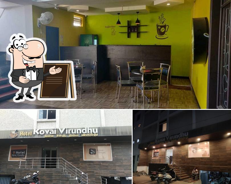 The restaurant's exterior and interior