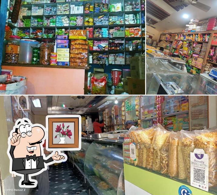 The interior of Krishna Gotiram Sweets